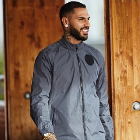 Nike F.C. N98 Windbreaker Jacket - Dark Grey/Black Size XL - Picture 2 of 6